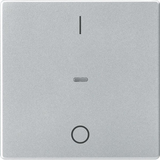 Berker - Abdeckung/Bedienelement für Installationsschalterprogramme Abdeckung Tastsensor-Modul 80962221 1-fach alu