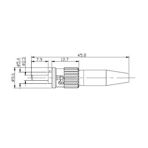 EFB-Elektronik - LWL-Steckverbinder ST-Steckverbinder 53210.3 Singlemode