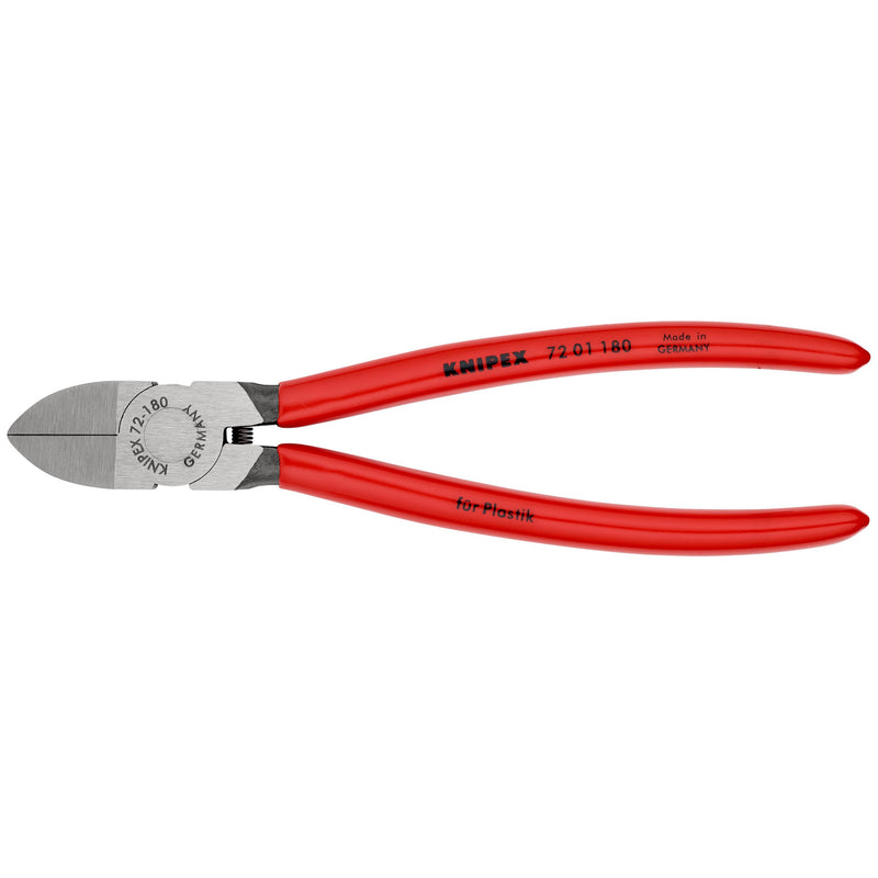 Knipex - Seitenschneider 72 01 180 für Kunstst., 180mm