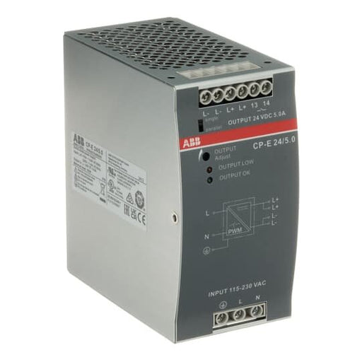 ABB Stotz S&J - Gleichstromversorgung Netzteil CP-E 24/5.0 Out: 24VDC/5A