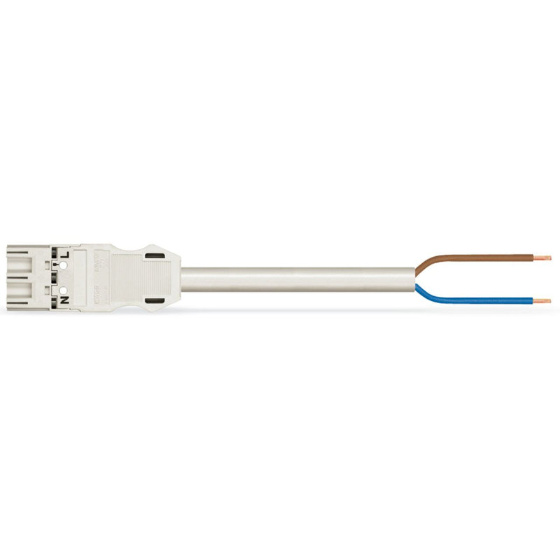 WAGO - Konfektionierte Leitung für steckbare Gebäudeinstallation konfekt. Anschlussleitung 771-5001/186-000 Eca,Stecker