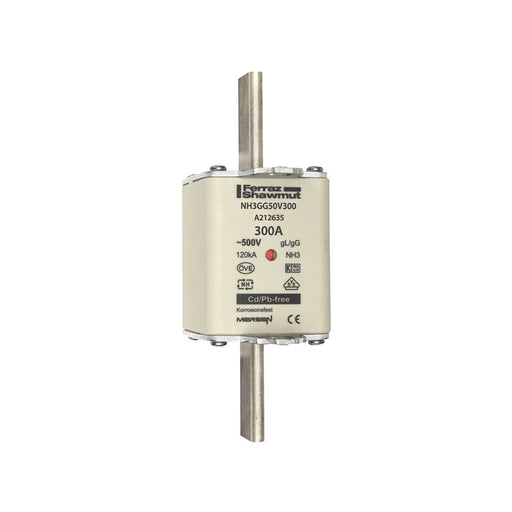 Mersen - Messersicherung NH-Sicherungseinsatz SF NH3GG50V300 Gr.3 gG 300A/500V KM
