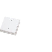 Eltako - Sender/Fernbedienung für Installationsschalterprogramme Funk-Minihandsender FMH2-rw reinweiss, 2 Signale