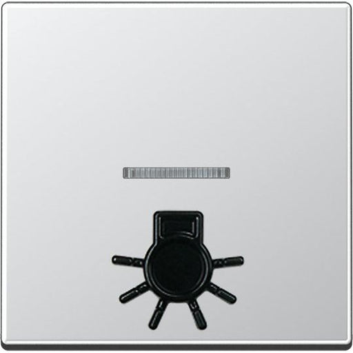 Jung - Abdeckung/Bedienelement für Installationsschalterprogramme Wippe abt.Symbol LICHT alu A 590 L1KO AL für Kontrollschalter