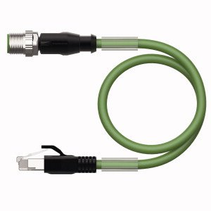 Turck - Rundsteckverbinder, feldkonfektionierbar (Industriesteckverbinder) Verbindungsleitung RSSD-RJ45S-4416-7.5M