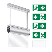 ESYLUX - Sicherheitsleuchte LED-Rettungszeichenleuchte SLCEL LED#EN10031595 3h, 25m