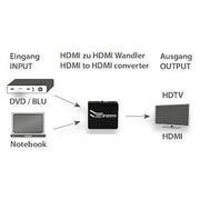 E+P Elektrik - Endgeräteumschalter HDMI-HDMI-Konverter HDK 40 Bildaufwerter 4K
