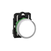 Schneider Electric - Leuchtmelder, Komplettgerät Leuchtmelder XB5AVB1 ws, LED-Modul 24V