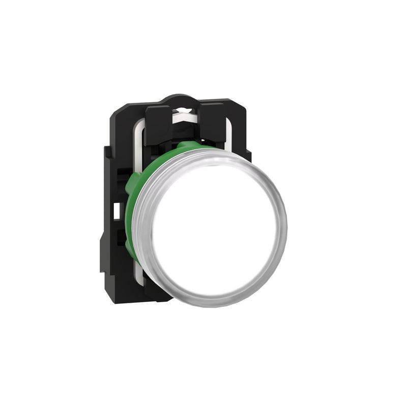Schneider Electric - Leuchtmelder, Komplettgerät Leuchtmelder XB5AVB1 ws, LED-Modul 24V