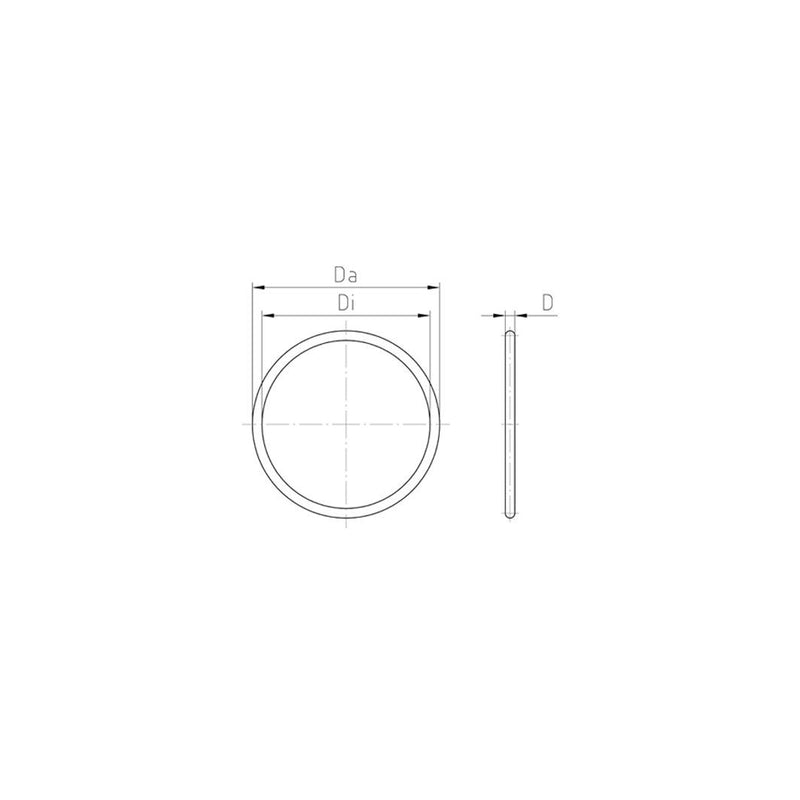 Jacob - Gummi O-Ring Dichtung O-RINGE Pg 21X1,5 MM 321 G/1.5 − 50 Stück