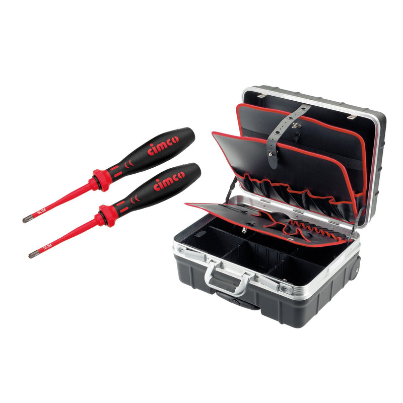 Cimco Werkzeuge - Werkzeugset Kombi Champion 176924 Trolley-Koffer  − 1 Stück