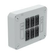 OBO Bettermann - Deckel für Dose/Gehäuse für Montage auf der Wand/Decke Steckbarer Deckel D01 6x3p WD für Abzweigkasten, b