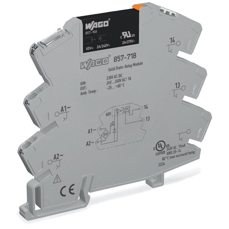 WAGO - Optokoppler SSR-Baustein 857-718 1A 230VACDC 230VAC