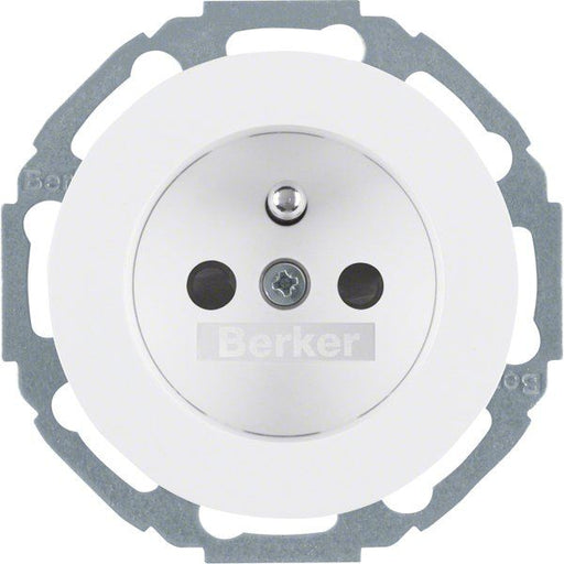 Berker - Steckdose pows/gl 6765792089 m.Schutzkontaktstift