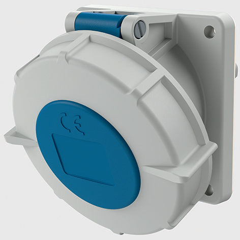 Mennekes - CEE-Anbausteckdose (IEC 60309) Anbaudose TwinCONTACT 3573 32A3p6h230V, IP67