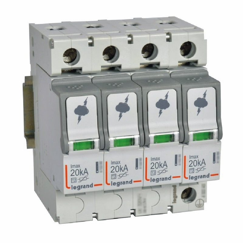Legrand - Überspannungsableiter für Energietechnik/Stromversorgung Überspannungsableiter Legrand 412223 4+0SchaltungImax20kA