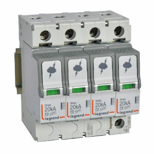 Legrand - Überspannungsableiter für Energietechnik/Stromversorgung Überspannungsableiter Legrand 412223 4+0SchaltungImax20kA