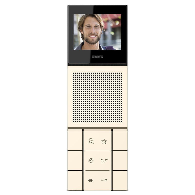 Jung - Innenstation für Türkommunikation SIB Video-Innenstation SI VI LC 627 245 LS 4320B