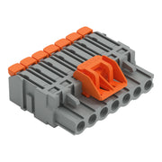 WAGO - Kabelsteckverbinder für Leiterplattensteckverbinder 1-Leiter-Federleiste 2231-1107/328-000 Push-in CAGECLAMP,gr − 50 Stück