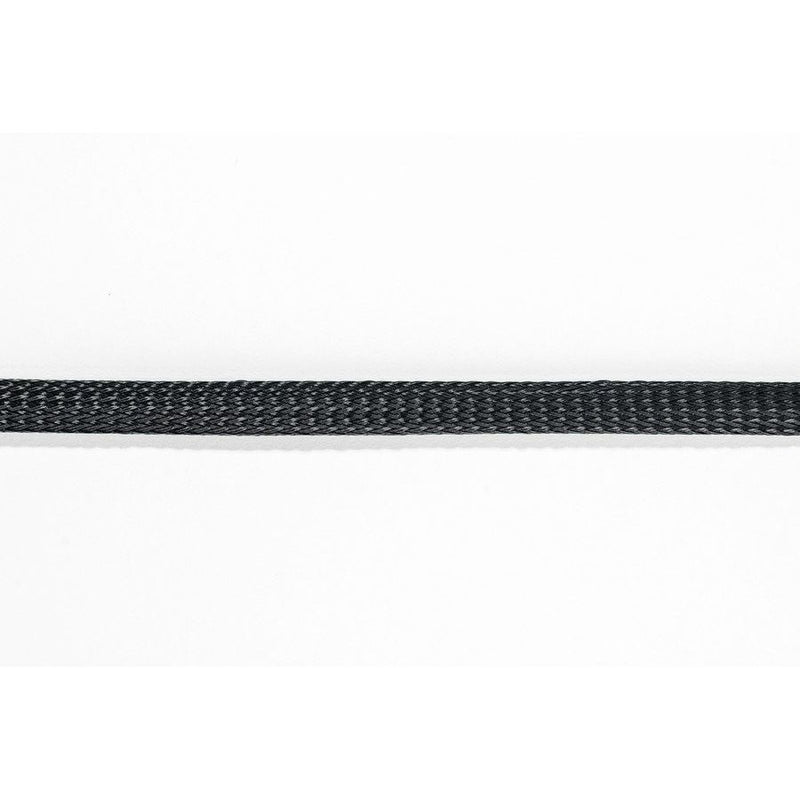 HellermannTyton - Hohlgeflechtschlauch Polyester Geflechtschlauch HEGPL12-PET-BK (100) schwarz − 100 Meter