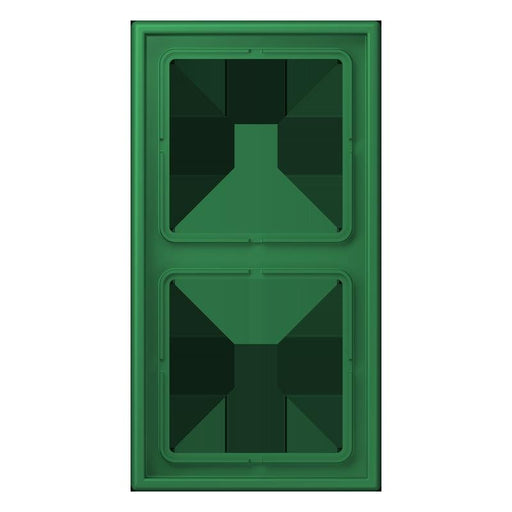 Jung - Abdeckrahmen Rahmen 2-fach LC 982 219 vert fonce