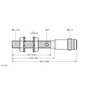 Turck - Induktiver Näherungsschalter Sensor BI1-EG05-AP6X-V1331 induktiv