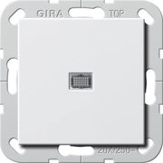 Gira - Installationsschalter Wippschalt. Aus 2p Kontrol 283403 System 55 rws