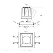 EVN Lichttechnik - Downlight/Strahler/Flutlicht LED-Einbauleuchte modular F03R09SM3840L15D Konfigurationstype