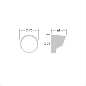 Thorn - Lichttechnisches Zubehör/Ersatzteile für Leuchten Blende CONT3 4L VISOR ANT