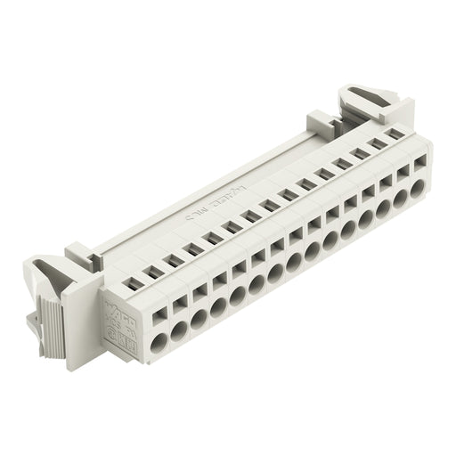 WAGO - Kabelsteckverbinder für Leiterplattensteckverbinder 1-Leiter-Stiftleiste 721-615/114-000 CAGECLAMP,2,5mm²,lgr − 10 Stück
