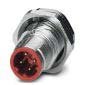 Phoenix Contact - Rundsteckverbinder, feldkonfektionierbar (Industriesteckverbinder) Einbausteckverbinder SACC-DSI-MSD#1457979 − 20 Stück