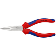 Knipex - Flachzange Flachrundzange 25 05 160 mit Schneide, 160mm