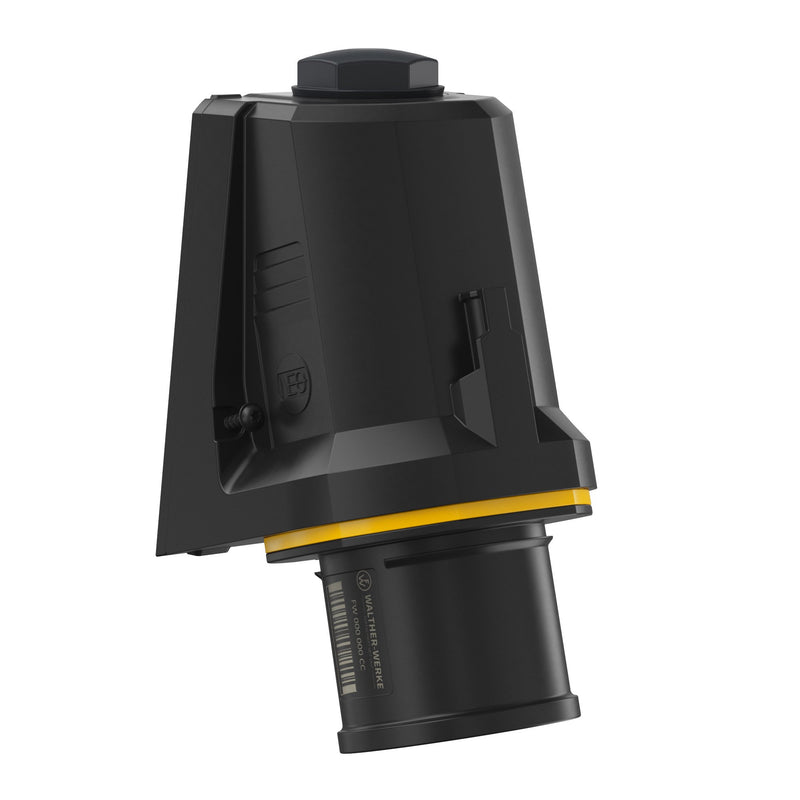 Walther Werke - CEE-Gerätestecker (IEC 60309) CEE NEO Wandgerätestecker FW730404CC schräg 32A 4P 4h