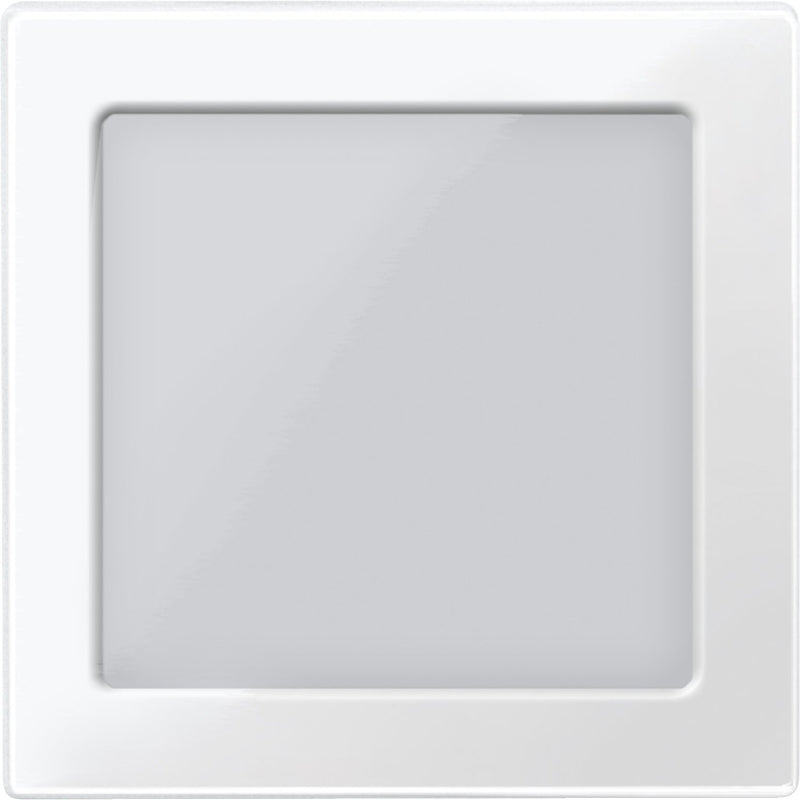 Merten - Info-Lichtsignal für Installationsschalterprogramme Zentralplatte pws/gl 587419 mit Sichtfenster