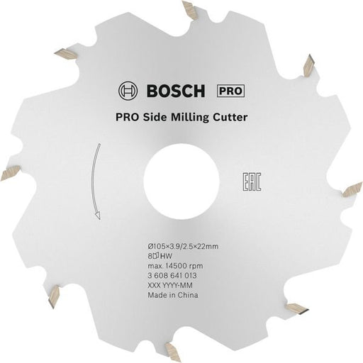 Bosch - Fräser PRO Scheibenfräser, 105 x 3608641013 22 x 4 mm, 8 Zähne