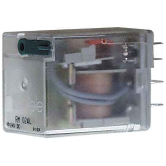 Tele Haase - Schaltrelais Miniaturreleais RM 730.02L-N 230VAC 4W LED − 10 Stück