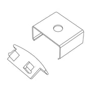 Nobile - Zubehör/Ersatzteile für Lichtschlauch/-band Ersatzkit für Alu T-Profil 5011146808 grau − 1 Stück