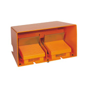Schneider Electric - Fußschalter Fußschalter, doppelt XPER5100D m. Schutzh. 2Ö+2S