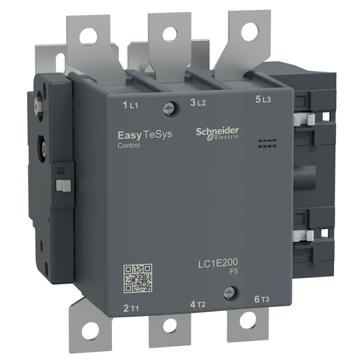 Schneider Electric - Leistungsschütz zum Schalten von Wechselstrom Leistungsschütz Easy TeSys LC1E200F5 3P 200A 110VAC 50HZ − 12 Stück