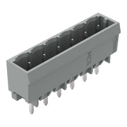 WAGO - Leiterplattensteckverbinder THT-Stiftleiste Lötstift 231-136/001-000 1,0x1,0,gerade,grau − 100 Stück