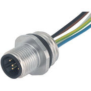Murrelektronik - Rundsteckverbinder, Einbau (ohne Leitung) Flanschstecker 7000-14121-9750020 M12 B-cod