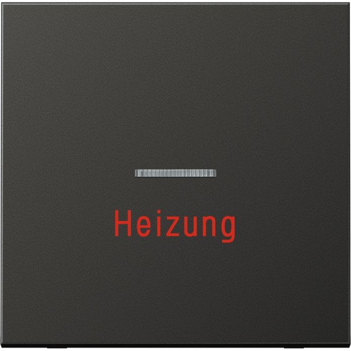 Jung - Abdeckung/Bedienelement für Installationsschalterprogramme Wippe Aufs.Heizung/Notsch. AL 2990 H AN für Kontrollschalter