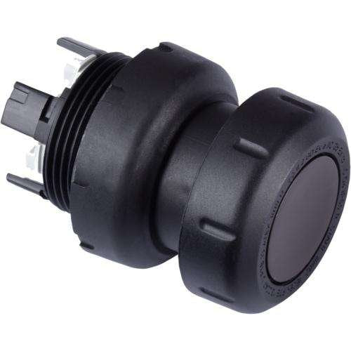 Stahl - Frontelement für Pilztaster Pilzdrucktaster 8602C3-003-S schw