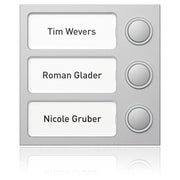 Ritto - Funktionsmodul für Türkommunikation Portier Tastenmodul si 1875320 3 Tasten,95x95x33mm − 1 Stück