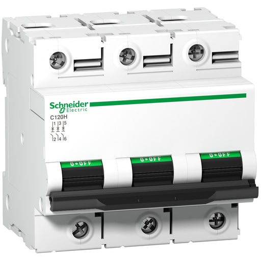 Schneider Electric - Leitungsschutzschalter A9N18469 C120H, 3P, 100A