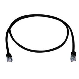 Telegärtner - Patchkabel Kupfer Patchkabel F/UTP Cat.5e 100008071 sw 1,0m FS100
