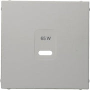 Berker - Einsatz/Abdeckung für Kommunikationstechnik Zentralplatte 48608989 USB S.1, pw gl