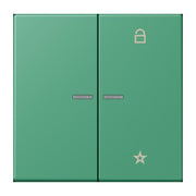 Jung - Bedienelement intelligent eNet Taster Universal 1f. FM LC 1701 250 vert 59 (4320G)