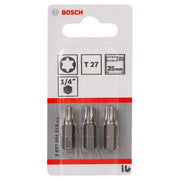 Bosch - Bit Schrauberbit Extra-Hart 2607001619 T27, 25 mm, 3er-Pack