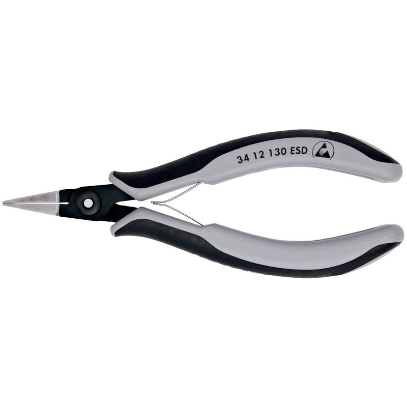 Knipex - Flachzange Präzisons-Greifzange 34 12 130 ESD ESD,135mm